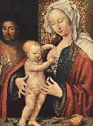 CLEVE, Joos van The Holy Family fdg painting